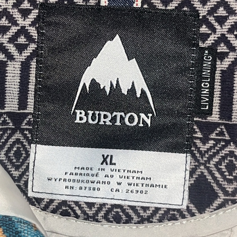 Burton Multicolor Patterned Ski Jacket - image 4
